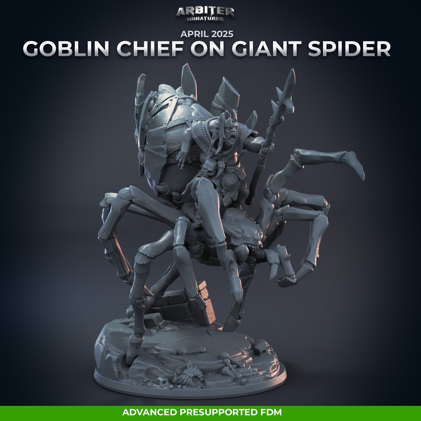 Goblin Chief on Giant Spider