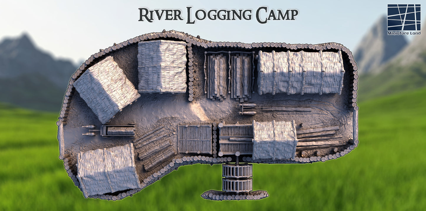 River Logging Camp 5