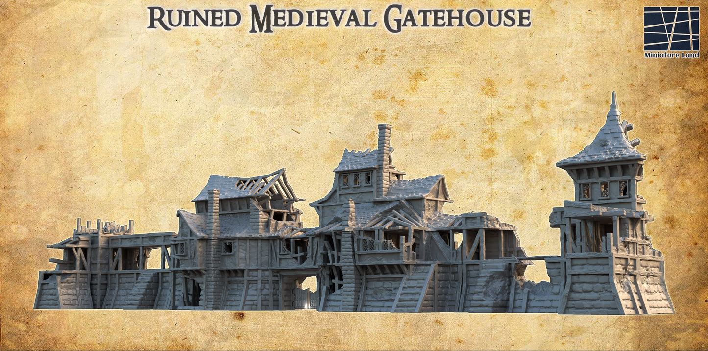 Ruined Medieval Gatehouse 3