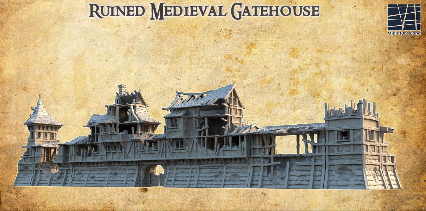 Ruined Medieval Gatehouse 4