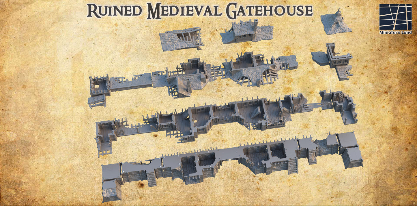 Ruined Medieval Gatehouse 5