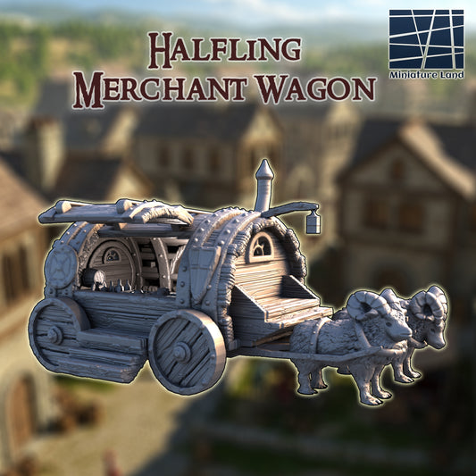 Halfling Merchant Wagon 1