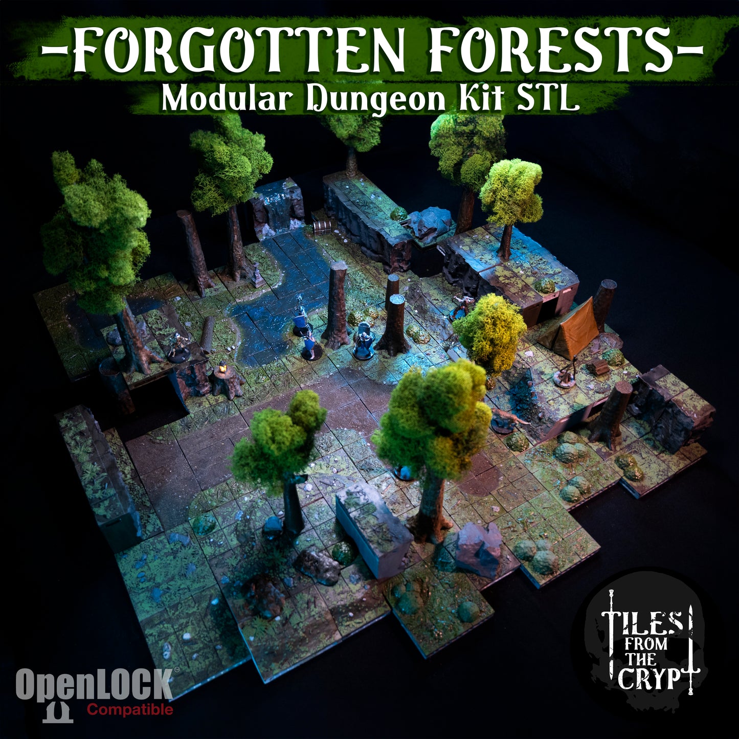 Forgotten Forests Modular Dungeon Kit 1