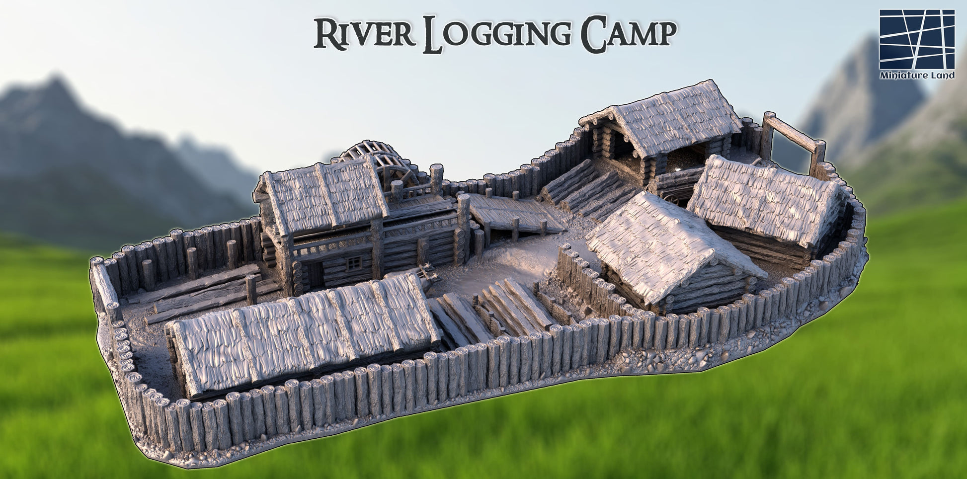 River Logging Camp 3