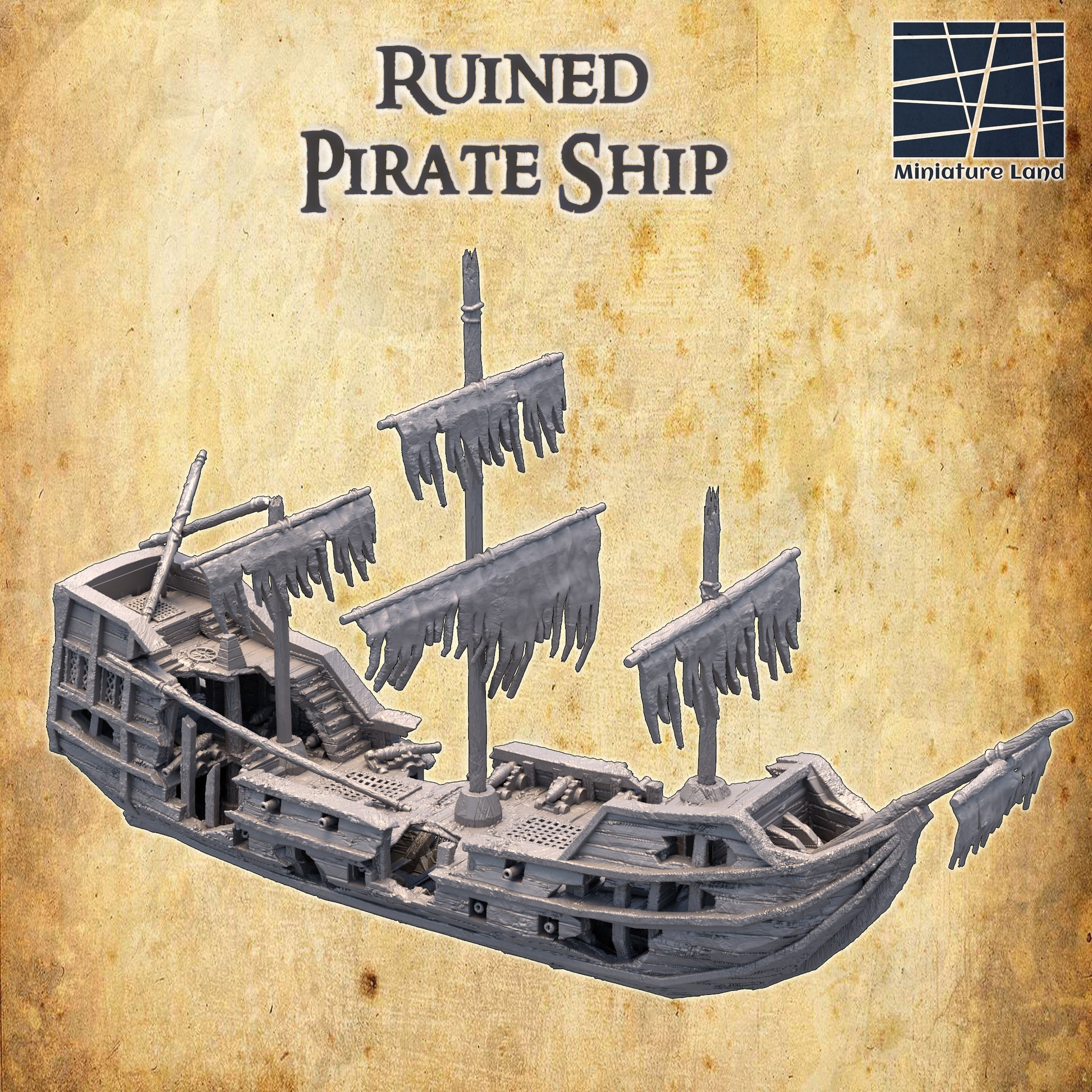 Ruined Pirate Ship 7
