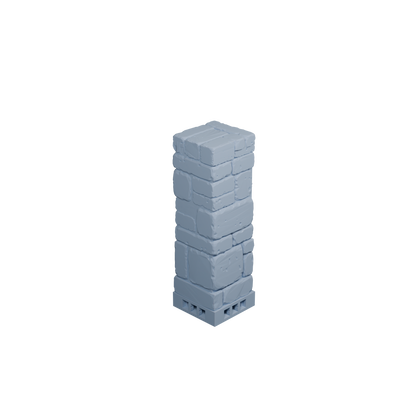 Stone Pillar Undamaged (2nd Floor Height)