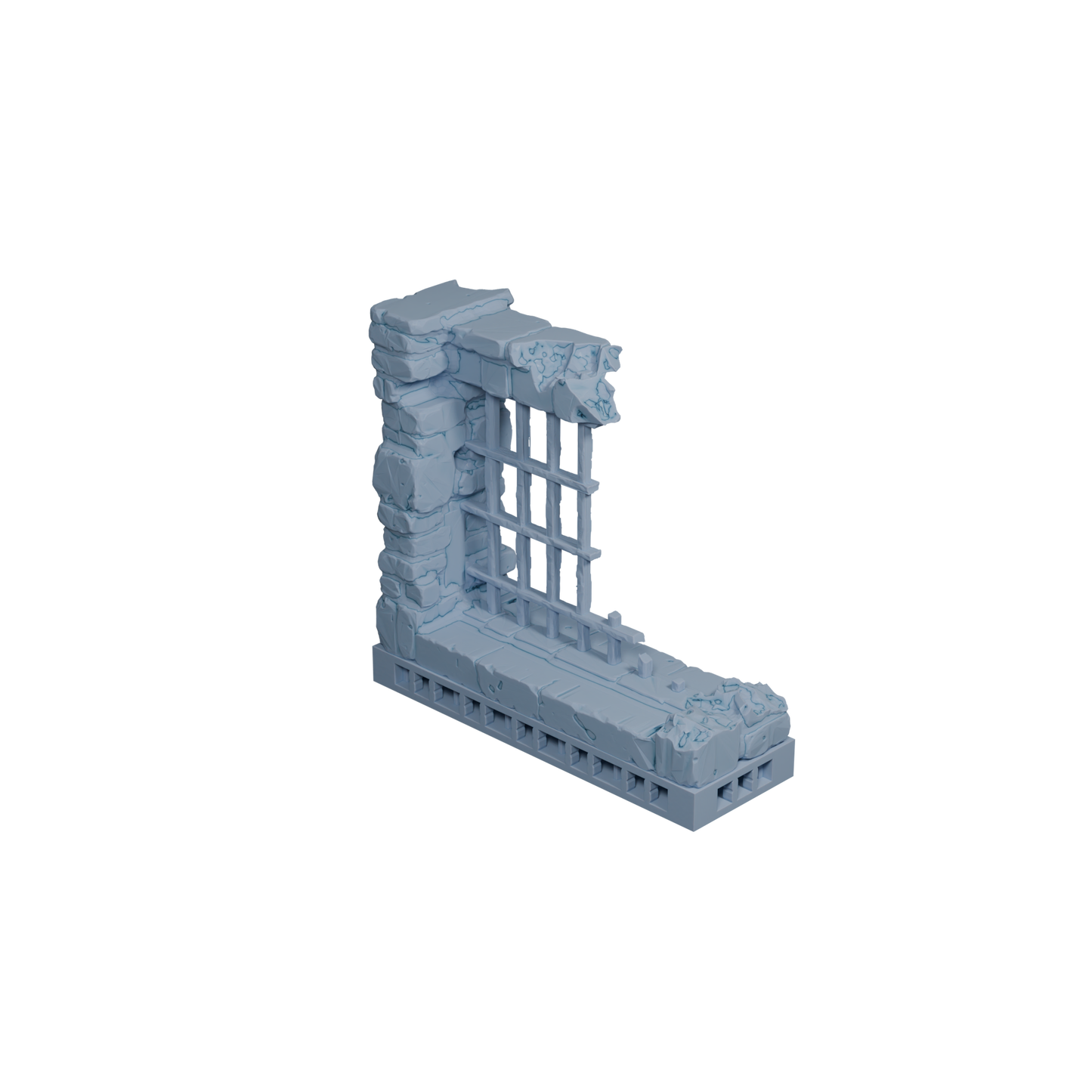 Banded Iron Wall Damaged (Variant 1)