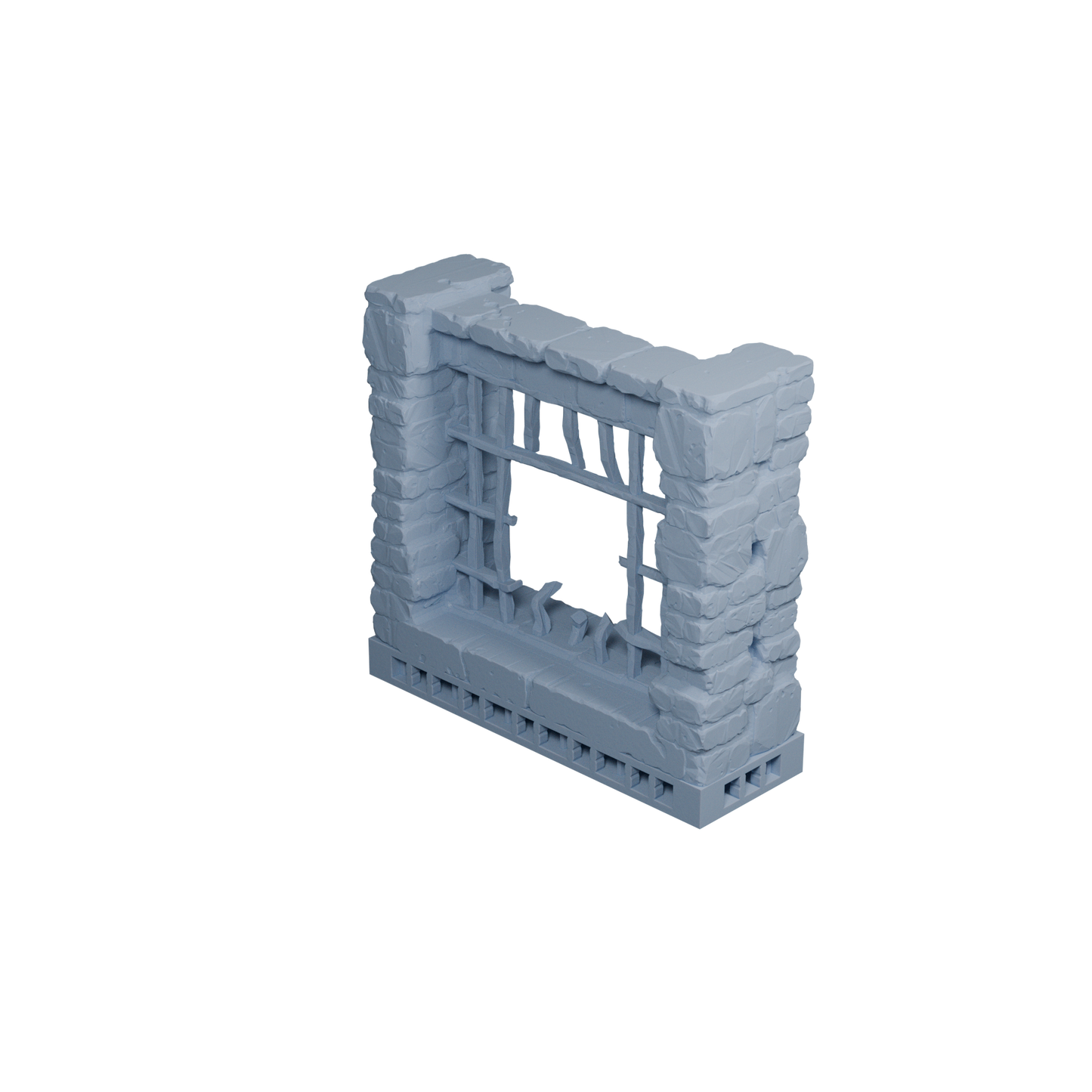 Banded Iron Wall Damaged (Variant 2)
