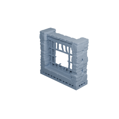 Banded Iron Wall Damaged (Variant 2)