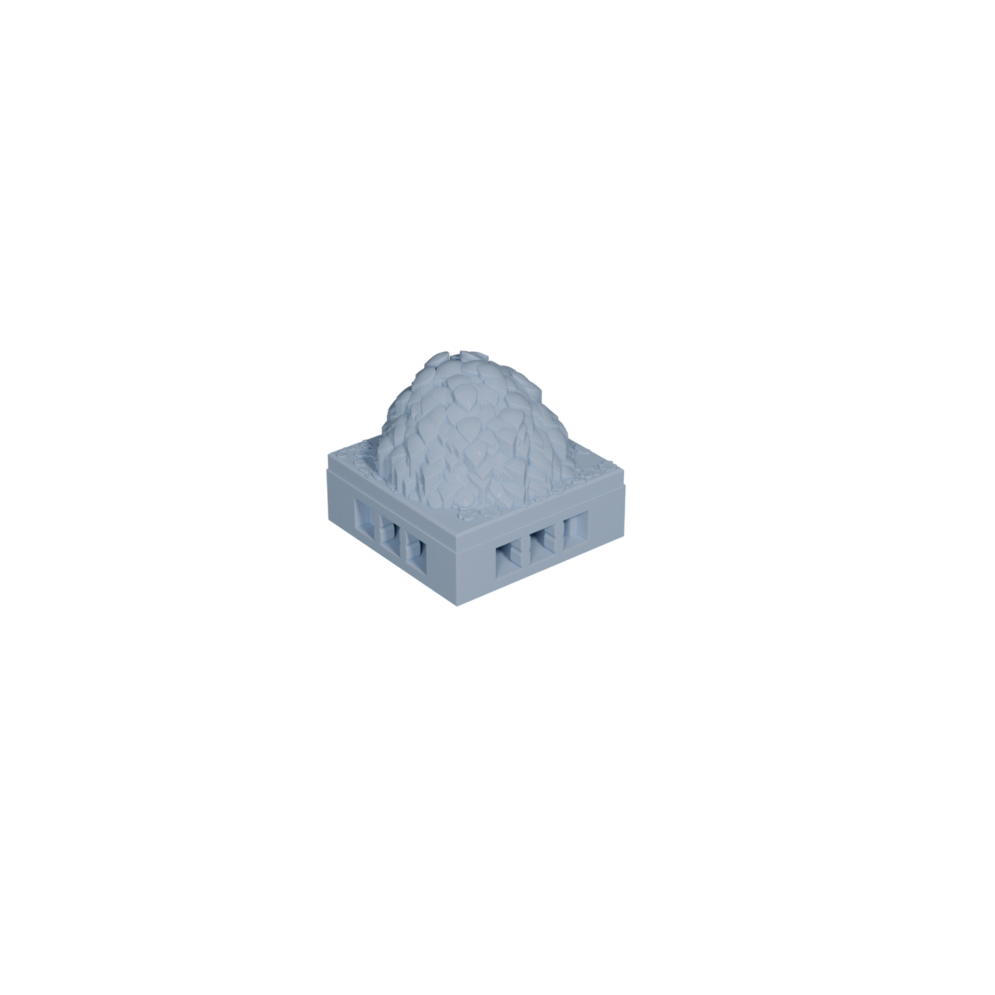 Forest Ground Tile with Bushes 1x1