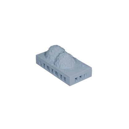 Forest Ground Tile with Bushes 1x2 (Variant 1)