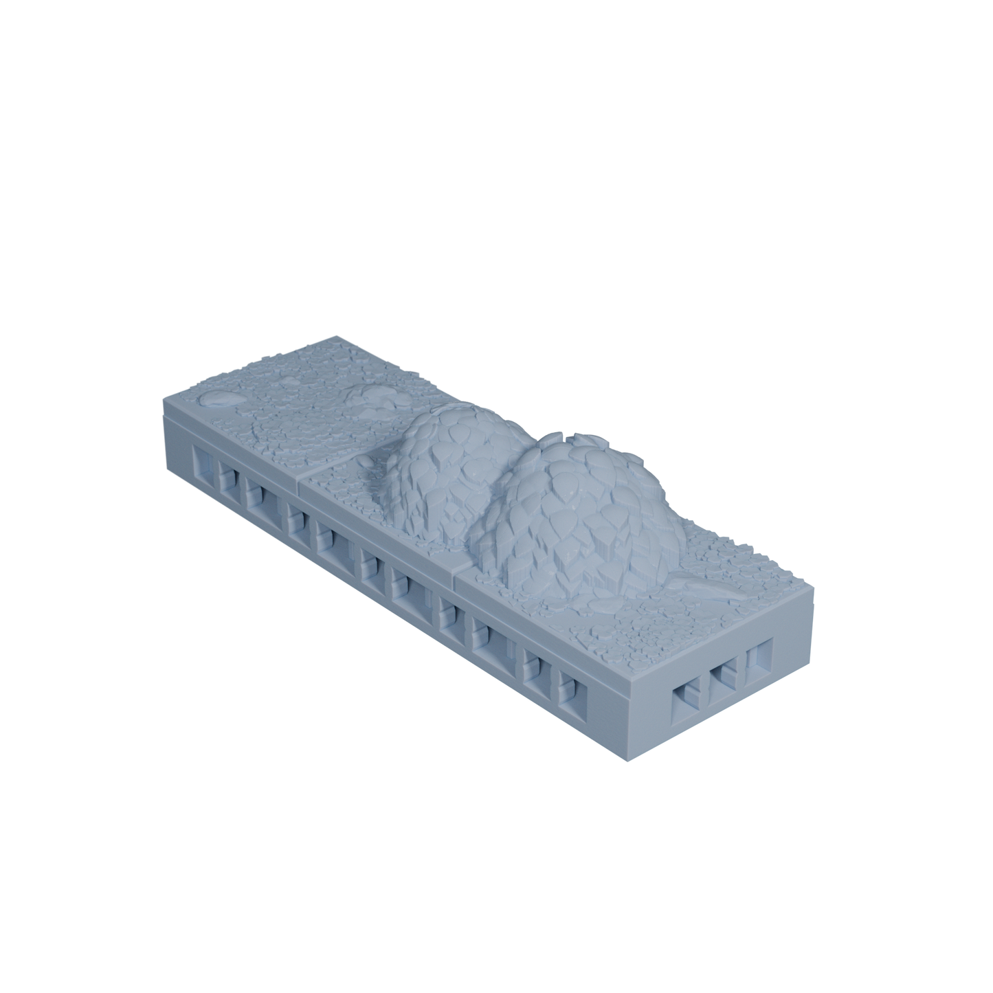 Forest Ground Tile with Bushes 1x3