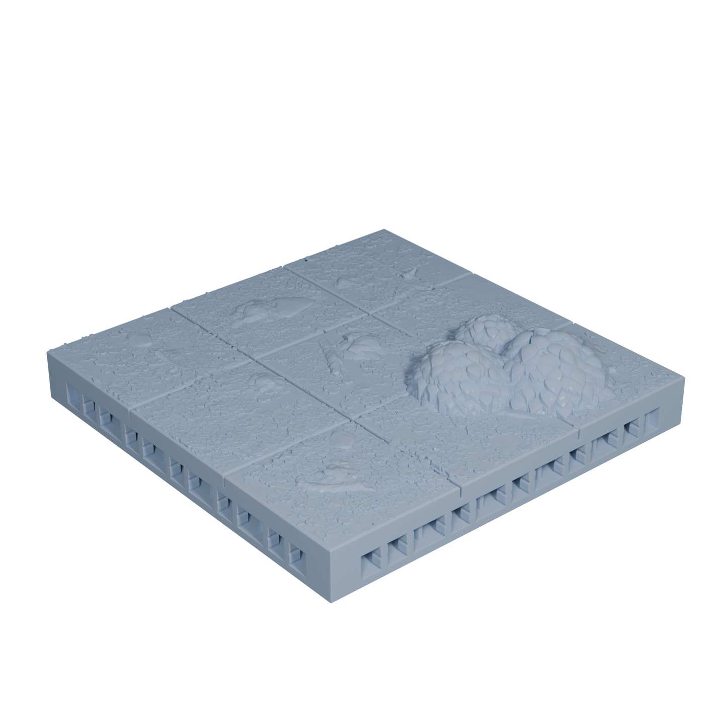 Forest Ground Tile with Bushes 3x3 (Variant 1)