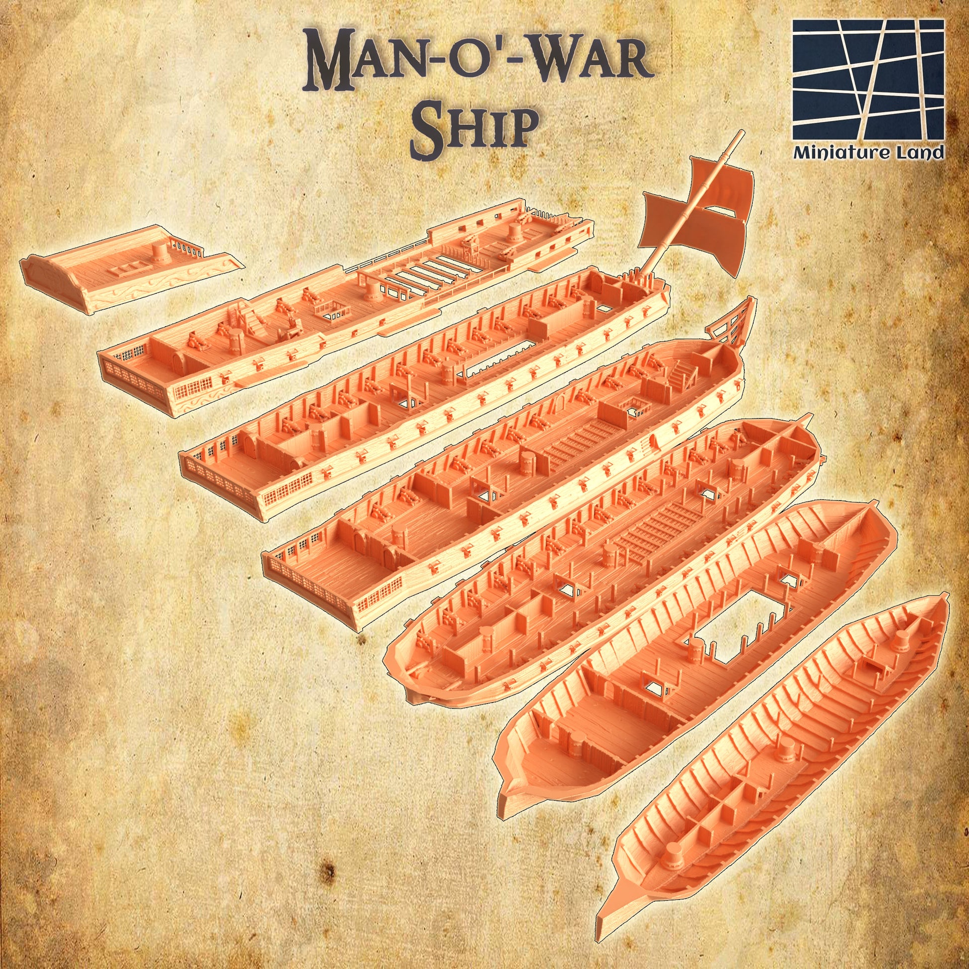 Man-o'-war Ship 5