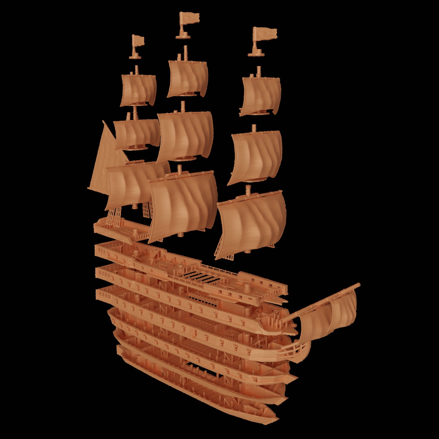 Man-o'-war Ship 8
