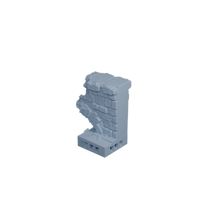 Modular Bridge Side Wall Damaged (Short, Variant 1)