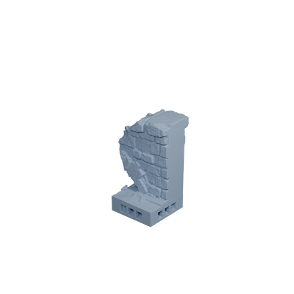 Modular Bridge Side Wall Damaged (Short, Variant 2)