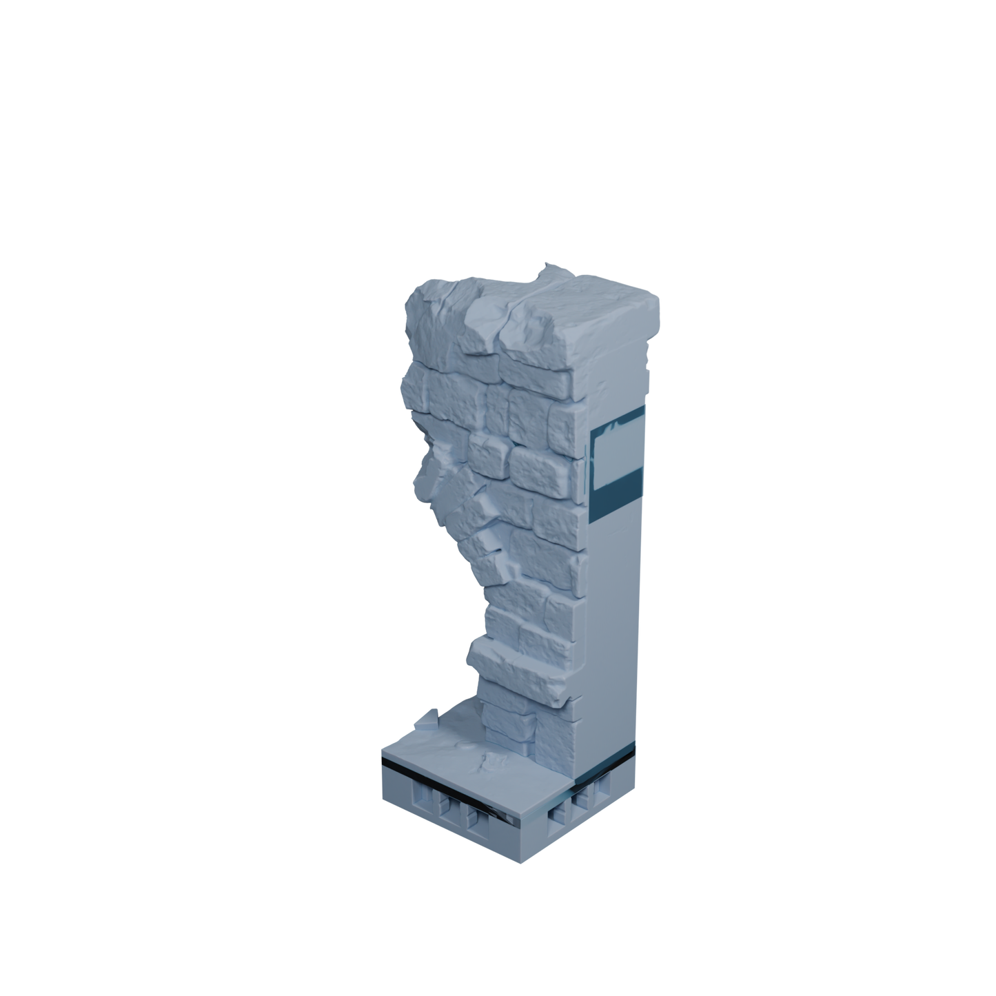 Modular Bridge Side Wall Damaged (Tall, Variant 2)
