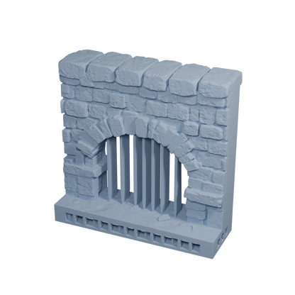Modular Bridge Side Wall (Tall)