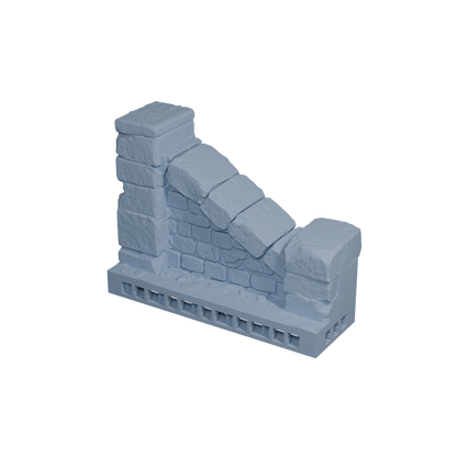 Modular Bridge Stair Wall (Short)
