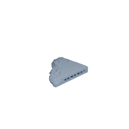 Stone Floor Damaged 2.0 Tile Outer Curve 2x2