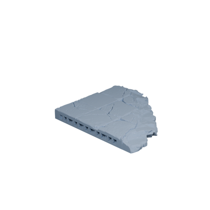 Stone Floor Damaged 2.0 Tile Outer Curve 3x3