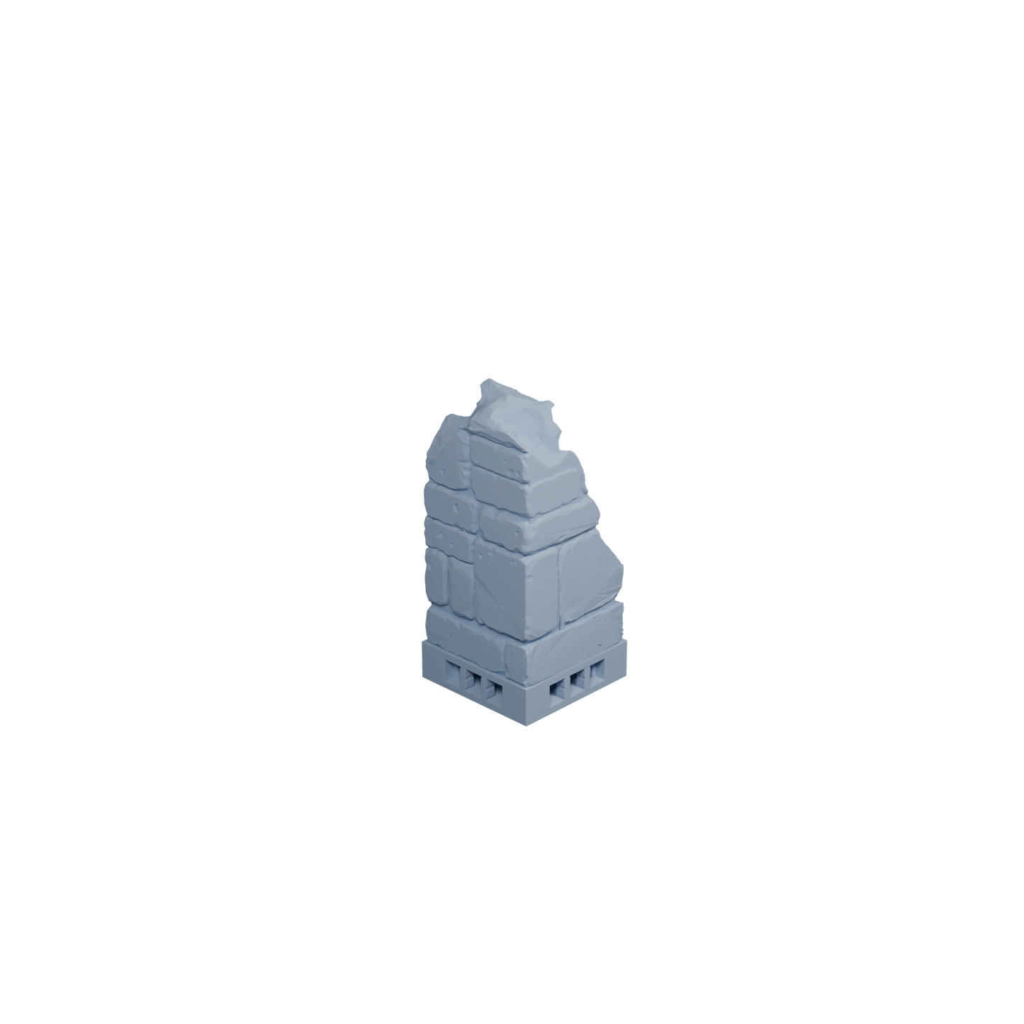 Stone Pillar Damaged (Variant 1)