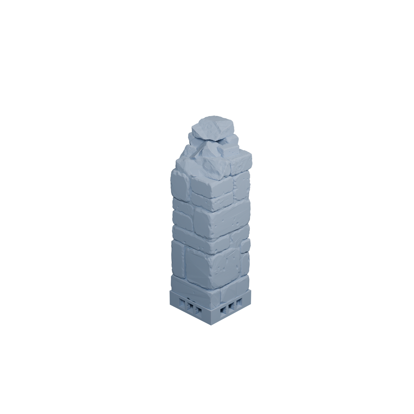 Stone Pillar Damaged (Variant 3)