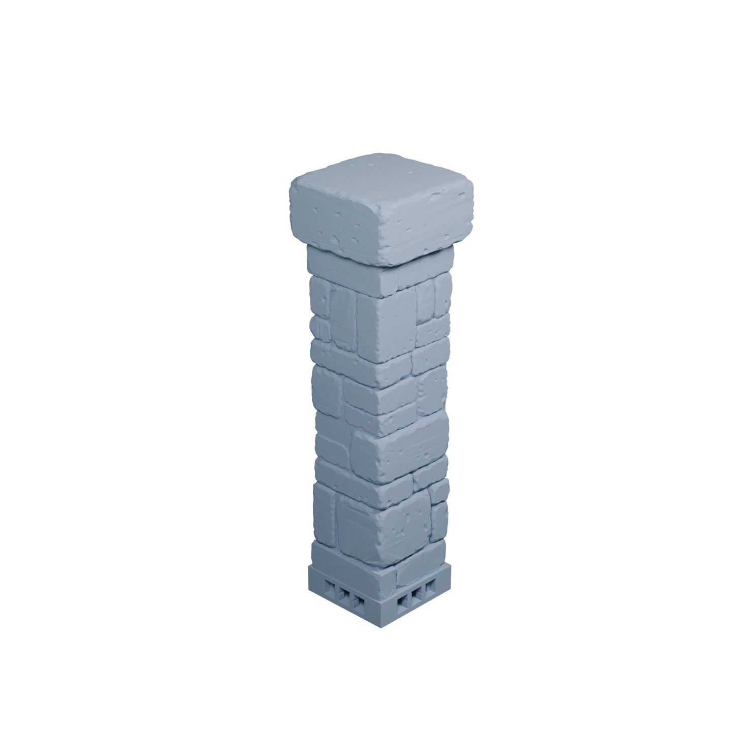 Stone Pillar Undamaged (Tallest with Cap)