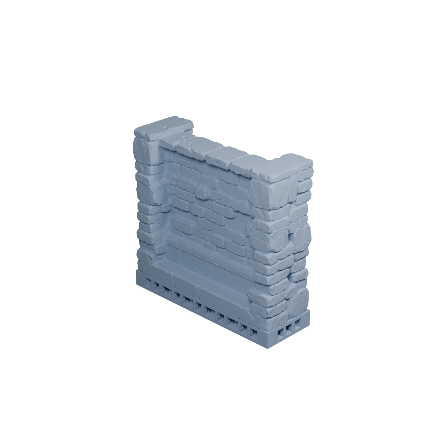 Stone Wall Undamaged