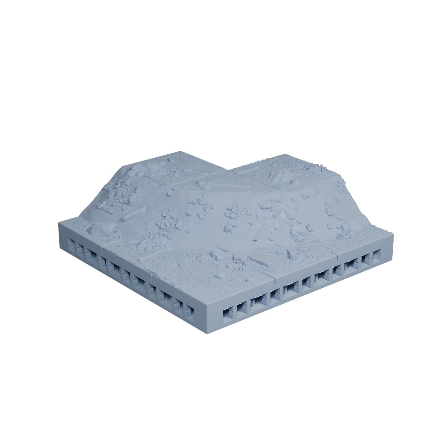 Transition Outer Curve 0.5 Inch 3x3