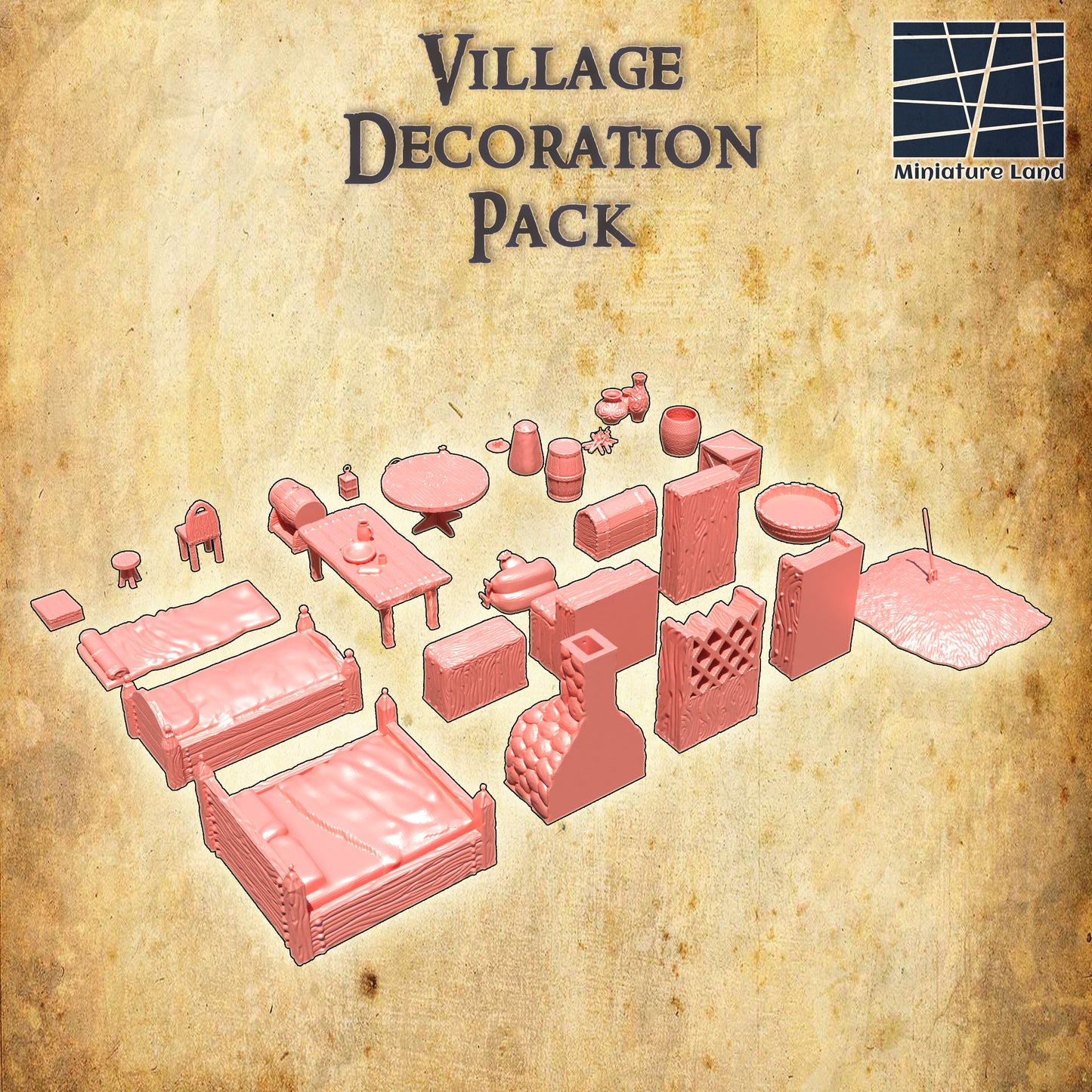 Village Decoration Pack 3