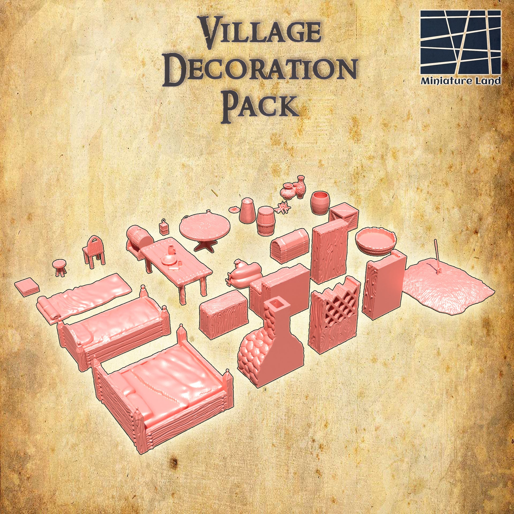 Village Decoration Pack 3