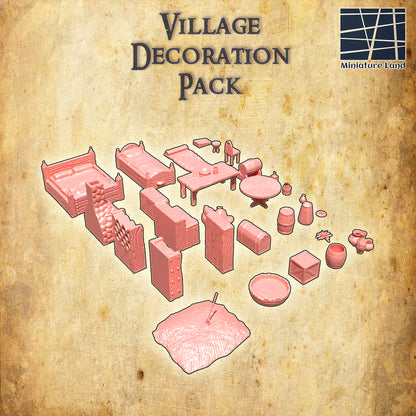 Village Decoration Pack 4
