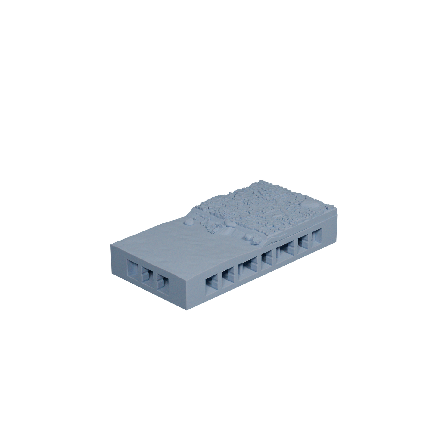 Water Dirt Tile 1x2