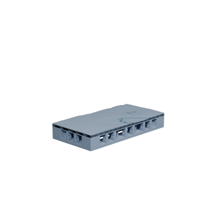 Water Dirt Tile 1x2 (Variant 1)