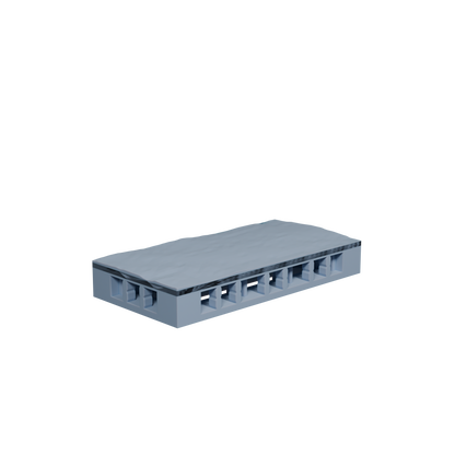 Water Dirt Tile 1x2 (Variant 2)