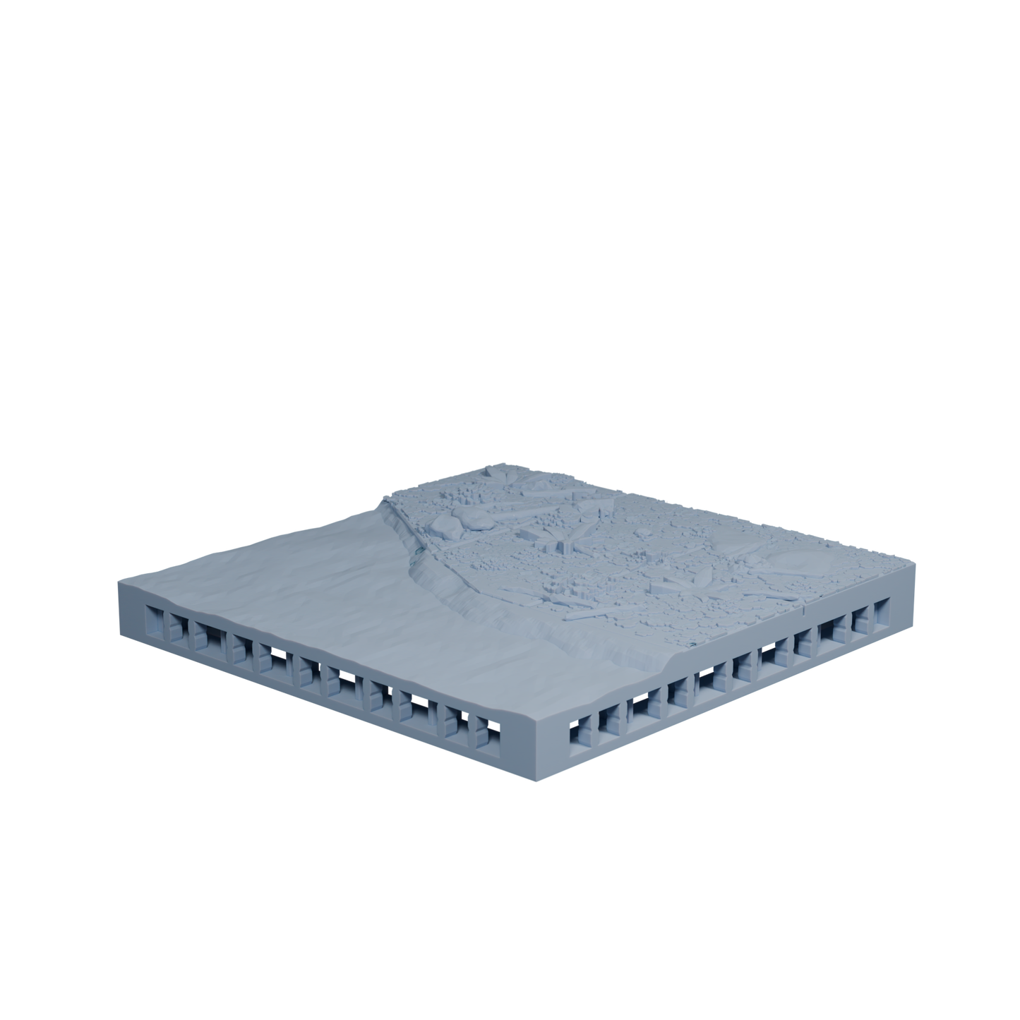 Water Dirt Tile Inner Curve 3x3