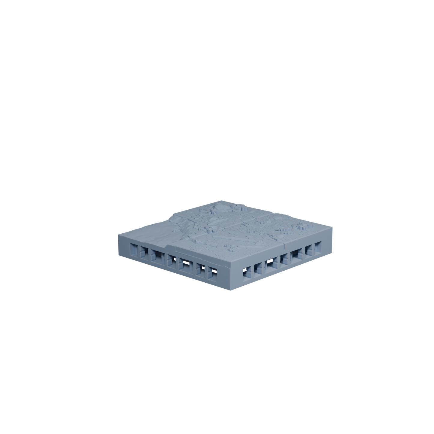 Water Dirt Tile Inner Curve 2x2
