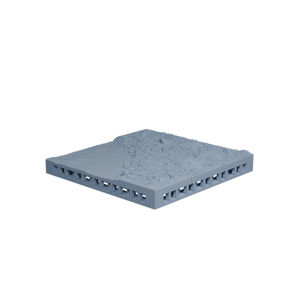 Water Dirt Tile Outer Curve 3x3