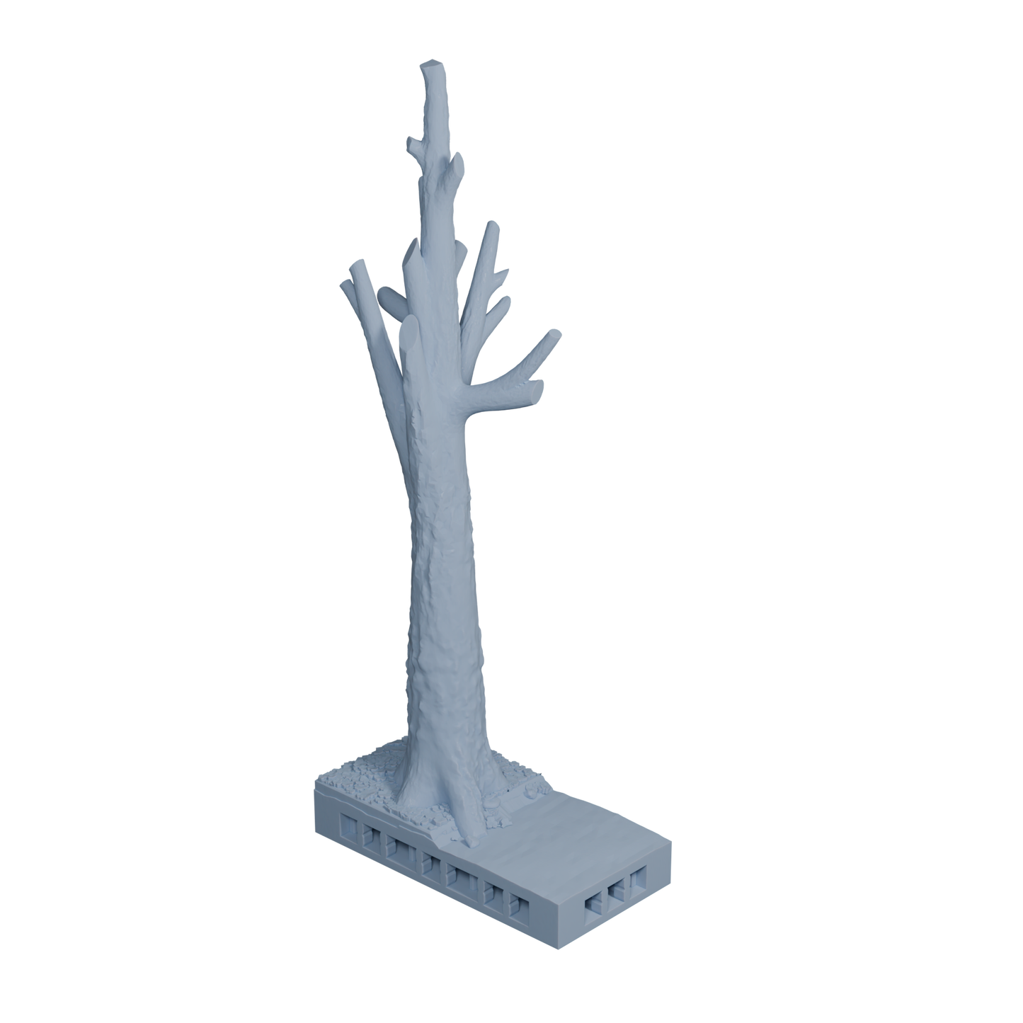 Water Dirt Tile with Tree 1x2