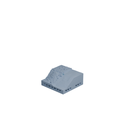 Water Dirt Transition Tile 0.5 Inch 1x2 (Variant 1)