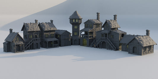 Winter Forest Village 1