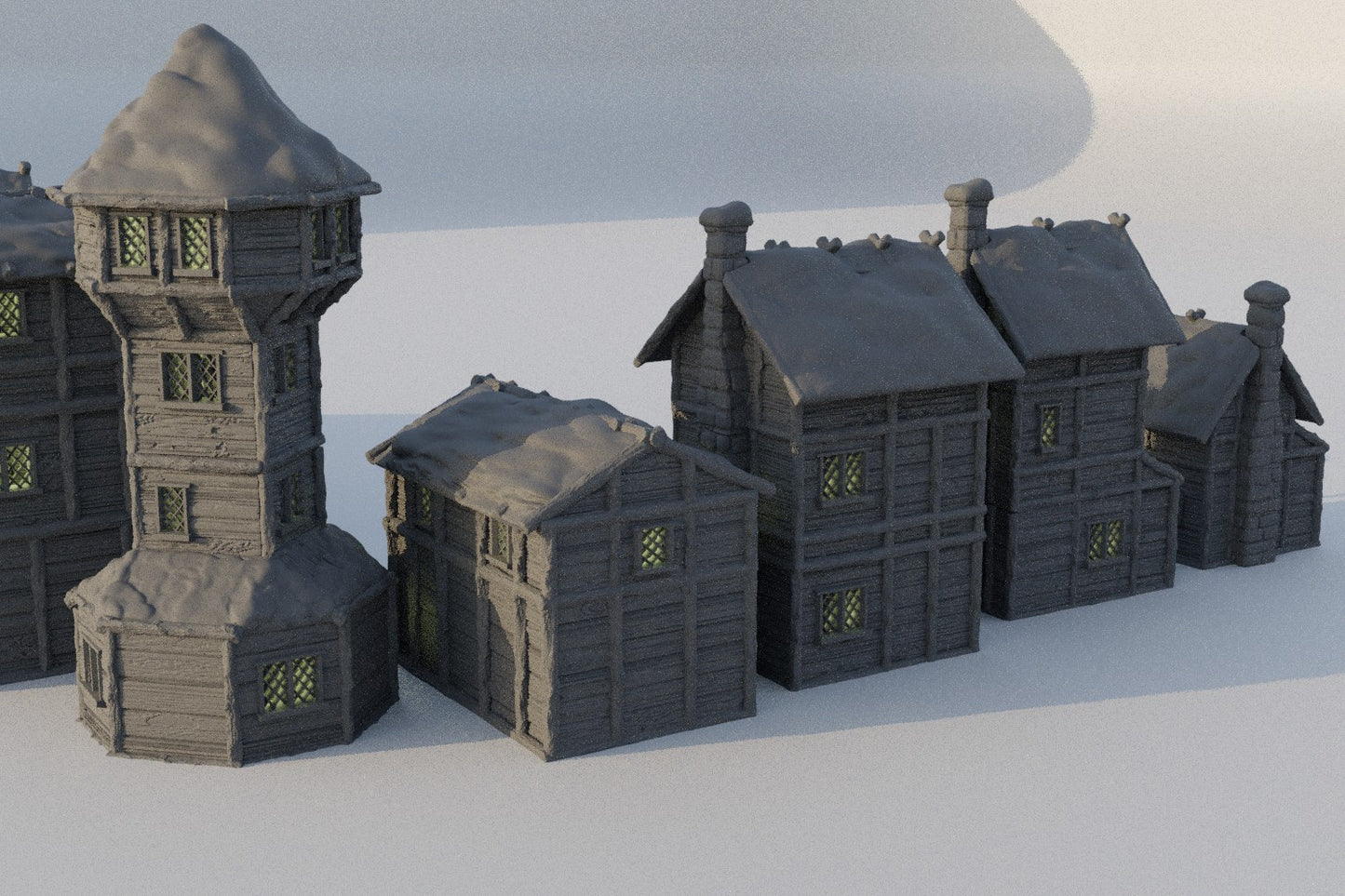 Winter Forest Village 4