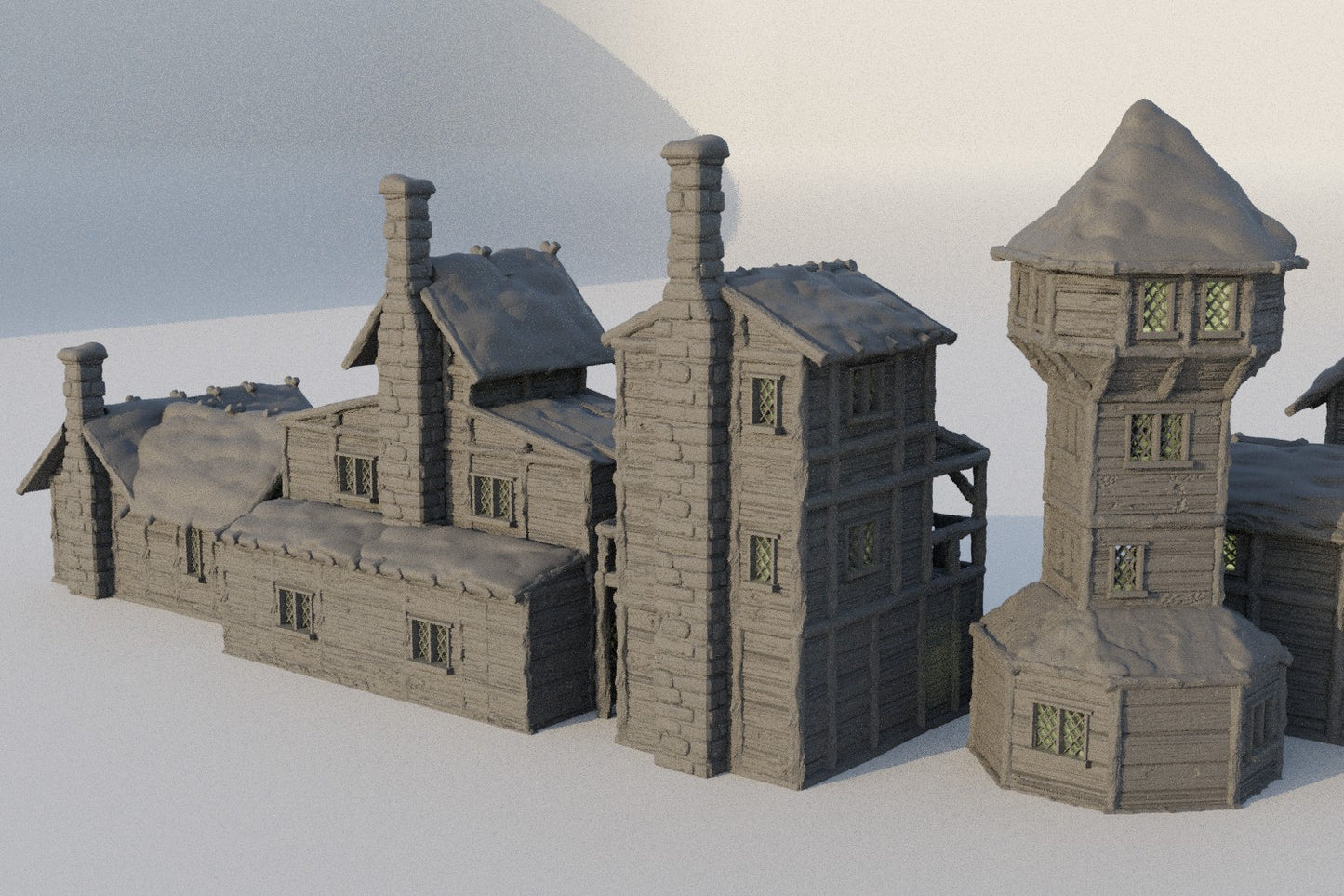 Winter Forest Village 5