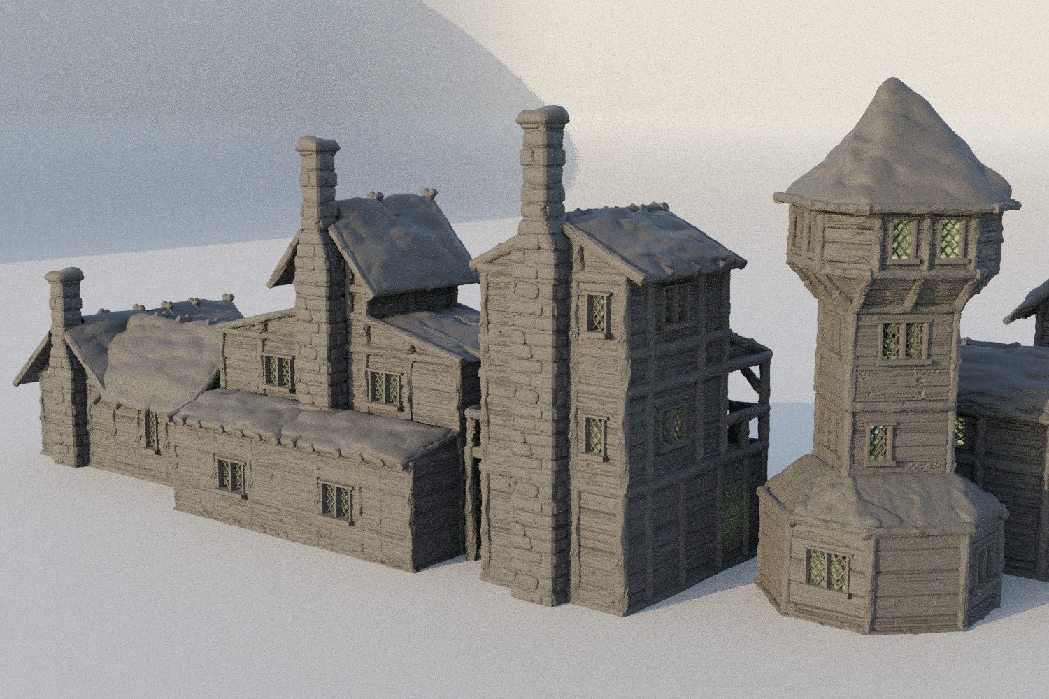 Winter Forest Village 5