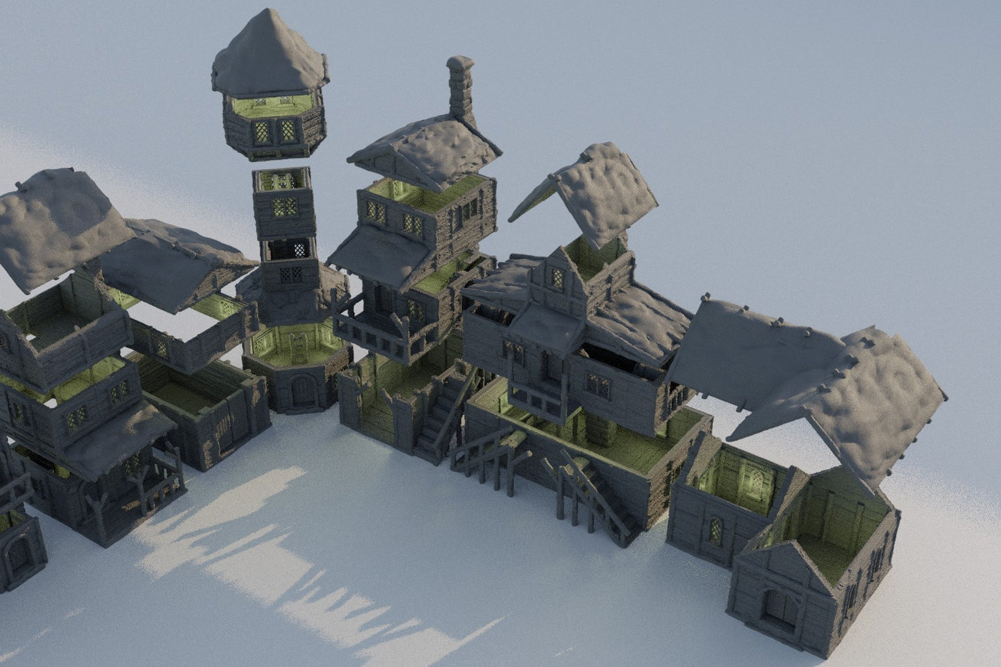 Winter Forest Village 8